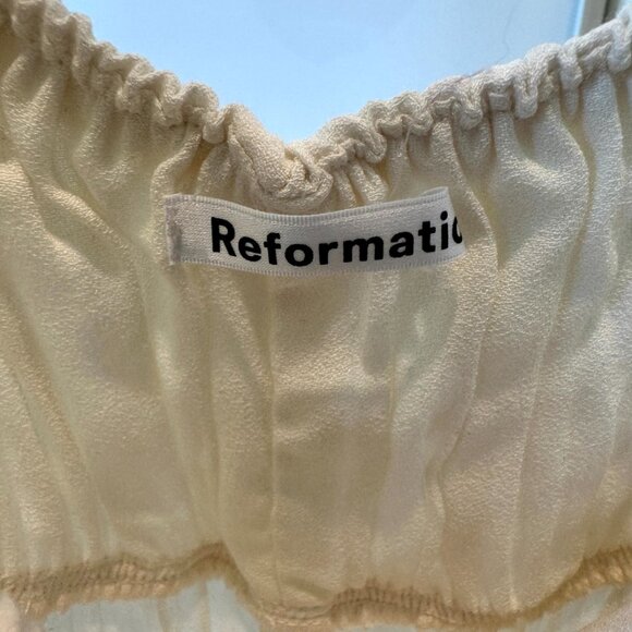 Reformation Long Sleeve Corset Style Top - Size Small - Picture 5 of 6